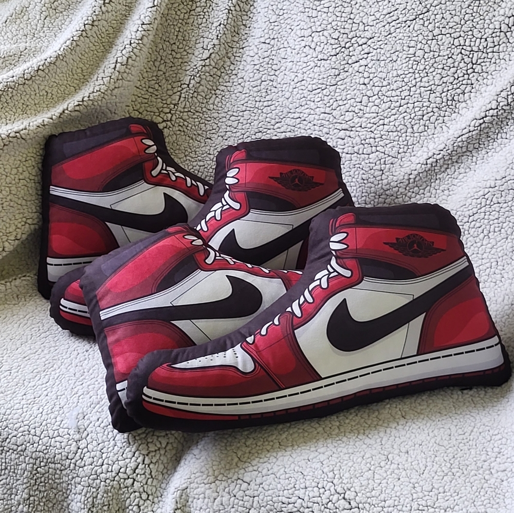 Chicago Red Sneaker Pillow